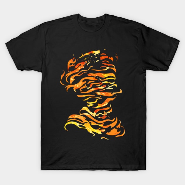 the invisible in the fire T-Shirt by keenkei